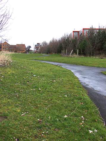 Gluehouse Lane looking North