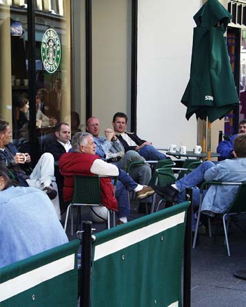 Watch the world go by at this coffee shop