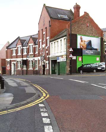 Leazes Park Road, factories
