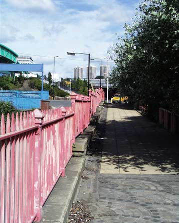 Redheugh Bridge Road looking north