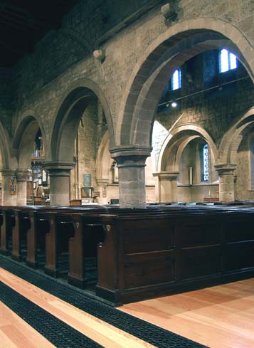 North aisle looking across nave