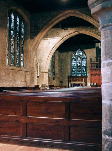 North aisle and Trinity chapel
