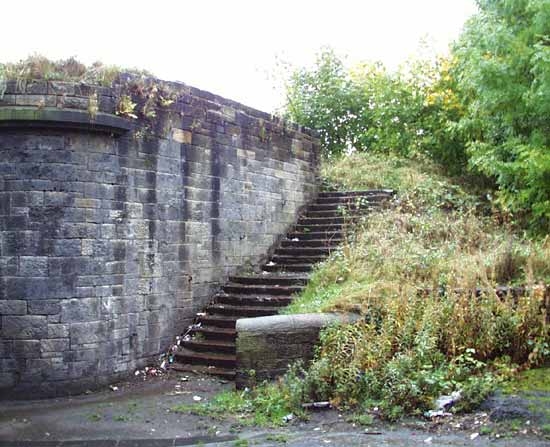 Steps to Scotswood Station