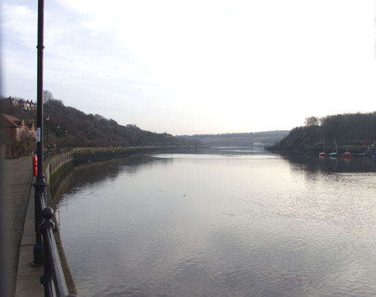 Tyne looking east from Marina